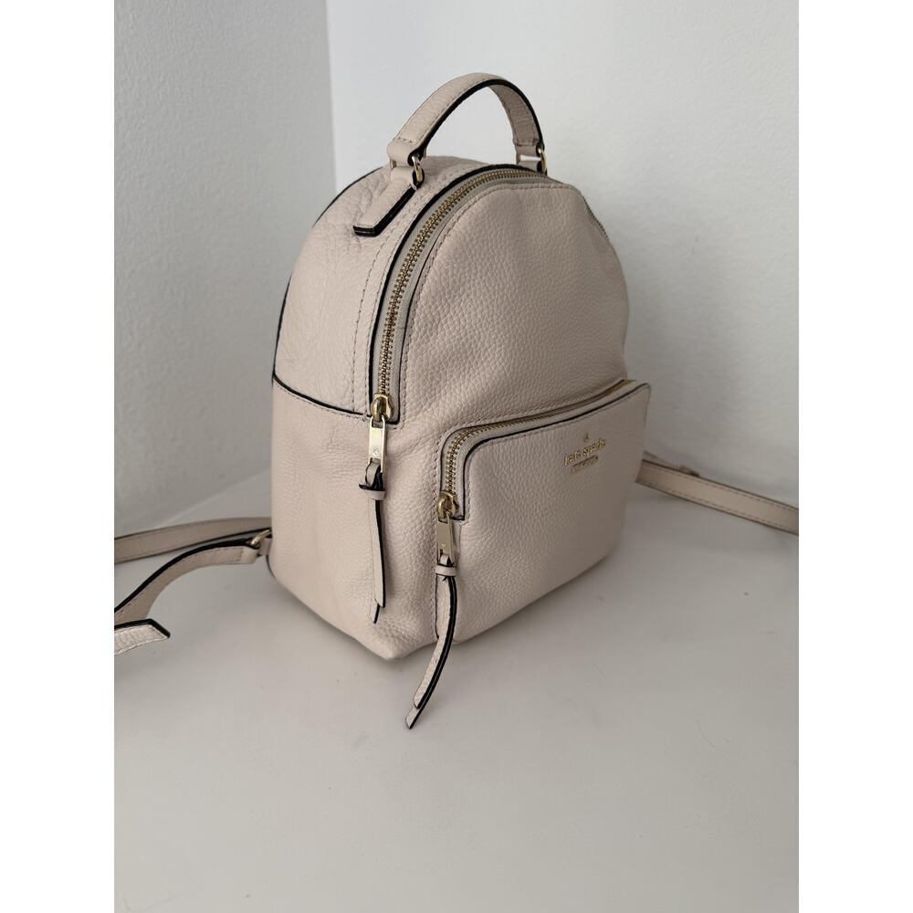 Kate Spade Jackson Street Keleigh Cream Leather Mini Backpack - Picture 6 of 16